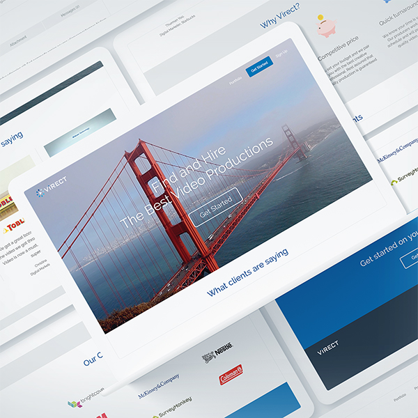 Virect Website Design